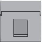 Niko Intense Centraalplaat RJ45 12165100 Zilver