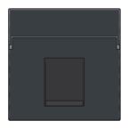Niko Intense Centraalplaat RJ45 12265100 Antraciet
