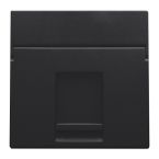 Niko Intense Centraalplaat RJ45 16165100 Zwart mat