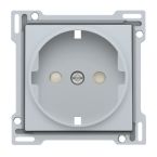 Niko Intense Centraalplaat stopcontact 12166901 Zilver