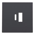 Niko Intense Centraalplaat USB 12268002 Antraciet