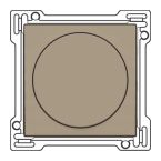 Niko Intense Dimmerknop 12331000 Brons