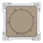 Niko Intense Draaiknop 12364806 Brons