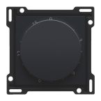 Niko Intense Draaiknop 16164806 Zwart mat