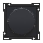 Niko Intense Draaiknop 16164906 Zwart mat