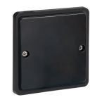 Niko New Hydro Blindplaat 76138500 Zwart