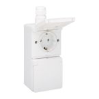 Niko New Hydro Wandcontactdoos 70137842 Alpinwit