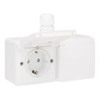 Niko New Hydro Wandcontactdoos 70137848 Alpinwit