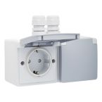 Niko New Hydro Wandcontactdoos 70037836 Grijs