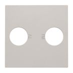 Niko Original Centraalplaat coax 10269702 Lichtgrijs