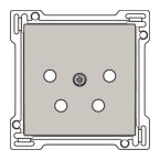 Niko Original Centraalplaat PTT 10269010 Lichtgrijs