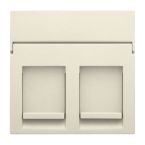 Niko Original Centraalplaat RJ45 10065200 Crème