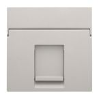 Niko Original Centraalplaat RJ45 10265100 Lichtgrijs