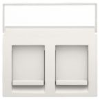 Niko Original Centraalplaat RJ45 10165600 Alpinwit