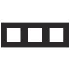 Niko Pure Afdekraam 16176700 Staal zwart