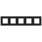 Niko Pure Afdekraam 16176005 Staal zwart