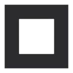 Niko Pure Afdekraam 16176100 Staal zwart