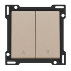 Niko Pure Bedieningswip 15765914 Staal champagne