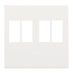 Niko Pure Centraalplaat luidsprekercontactdoos 15469701 Verkeerswit