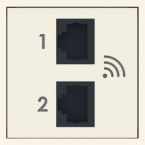 OUTLET Hirschmann Multimedia APAC W Centraalplaat WLAN access point 695020765