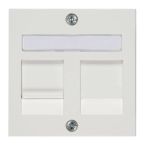 Peha Badora Centraalplaat RJ45 00318731 Alpinwit