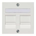 Peha Badora Centraalplaat RJ45 D1161002MJ2NA Alpinwit