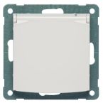 Peha Badora Wandcontactdoos D 11.6511.02 K Alpinwit