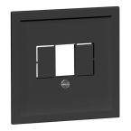 Peha Nova Brillance Centraalplaat audioworld 00034472 Zwart mat