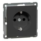 Peha Nova Brillance Wandcontactdoos 00034412 Zwart mat