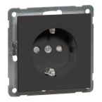 Peha Nova Brillance Wandcontactdoos 00034422 Zwart mat