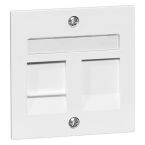 Peha Nova Centraalplaat RJ45 D20610022MJ2NA Alpinwit