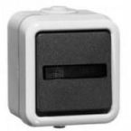 Peha Spatwaterdicht Schakelaar 622WABGLK Grijs