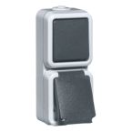 Peha Spatwaterdicht Wandcontactdoos 00306511 Grijs