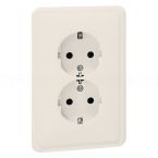 Peha Standaard Wandcontactdoos 80.6412 W Crème