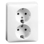 Peha Standaard Wandcontactdoos 80.6512.02 Alpinwit