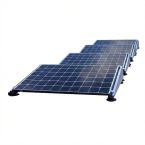 Glampère FlatFix Fusion - Plug and play 4 zonnepanelen landscape achter elkaar voor thuisbatterij