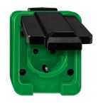 Schneider Electric Merten Agrar Wandcontactdoos 279077 GroenZwart