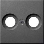 OUTLET Schneider Electric Merten M Centraalplaat coax MTN41220414 Antraciet