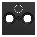 Schneider Electric Merten M Centraalplaat satelliet MEG41230403 Zwart mat