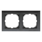 Schneider Electric Merten MPure Afdekraam MEG40203614 Antraciet