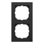 Schneider Electric Merten MPure Afdekraam MEG40203603 Zwart mat