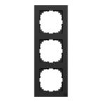 Schneider Electric Merten MPure Afdekraam MEG40303603 Zwart mat