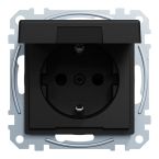 Schneider Electric Merten M Wandcontactdoos MEG23110403 Zwart mat