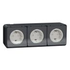 Schneider Electric Merten Mureva Styl Wandcontactdoos MUR36038 Grijs