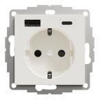 Schneider Electric Merten Systeem Design Wandcontactdoos MTN23670319 Alpinwit