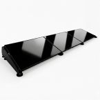 Glampère FlatFix Fusion - Plug and play 3 zonnepanelen landscape naast elkaar full black voor thuisbatterij