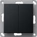 Gira Systeem 55 - Draadloze wandzender 2422005 Zwart mat