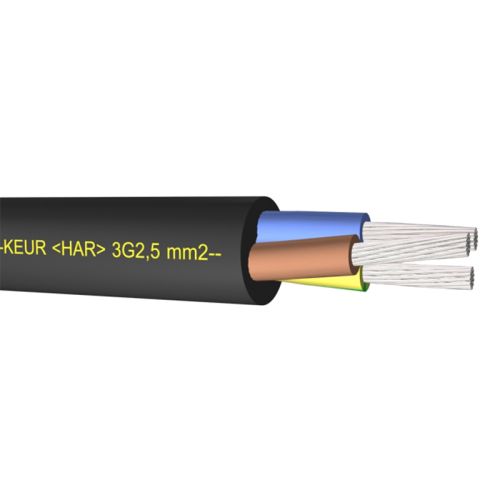 YMVK-Kabel 3 x 4 mm2 – pro meter
