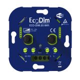 EcoDim Smart - Duo dimmer ECO-DIM.05-WIFI Druk/draai