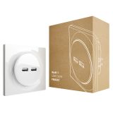 OUTLET - FIBARO Walli N - USB Outlet FGWU-021